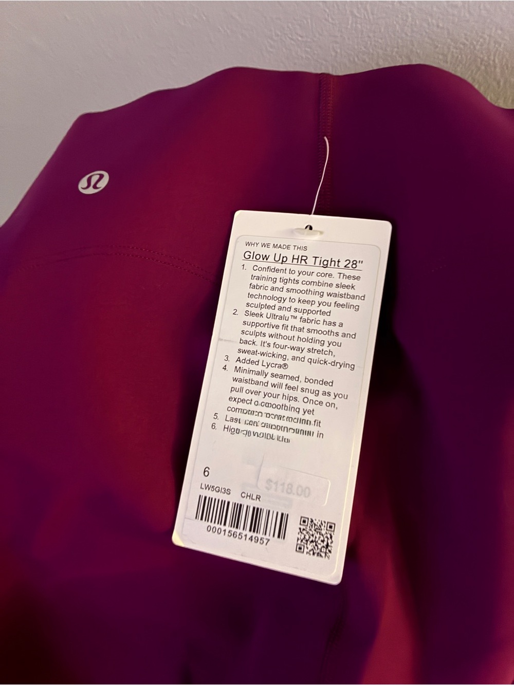 Lululemon glow up tights/leggings - Picture 5 of 5